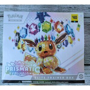 Pokémon Prismatic Evolutions ETB Elite Trainer Box Factory Sealed Dollar General